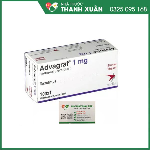 Advagraf 1mg - Thuốc dự phòng ghép gan hiệu quả